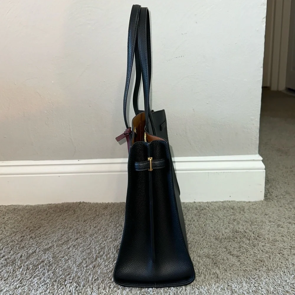 LIKE NEW Tory Burch Women’s Walker Medium Satchel Tote Handbag - Picture 4 of 11